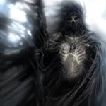 Dark, artistic forum avatar depicting a shadowy, skeletal figure with glowing eyes and an ethereal, smoky aura.