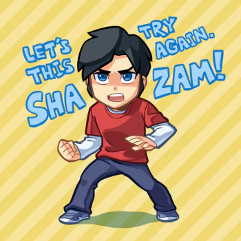 black hair blue eyes Young Justice Billy Batson TV Show PFP