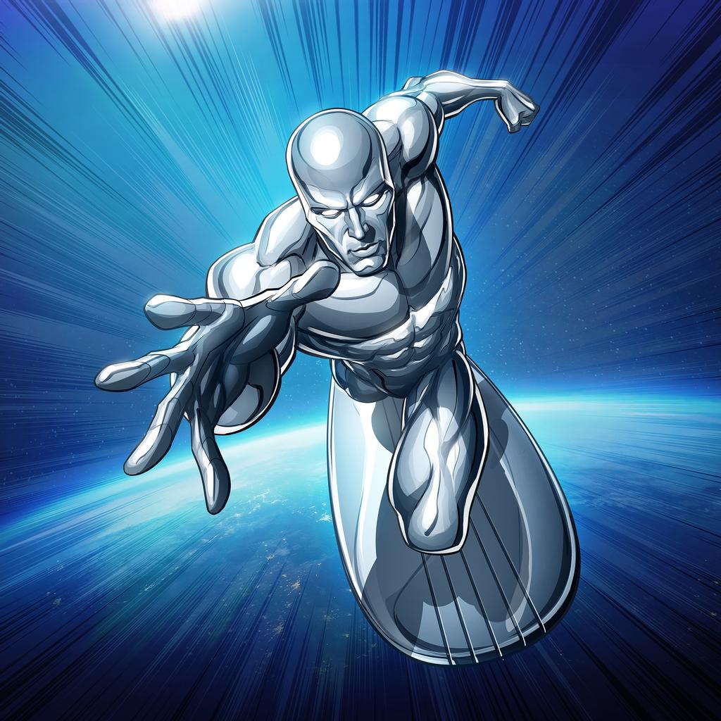 Silver Surfer Pfp by Patrick Brown