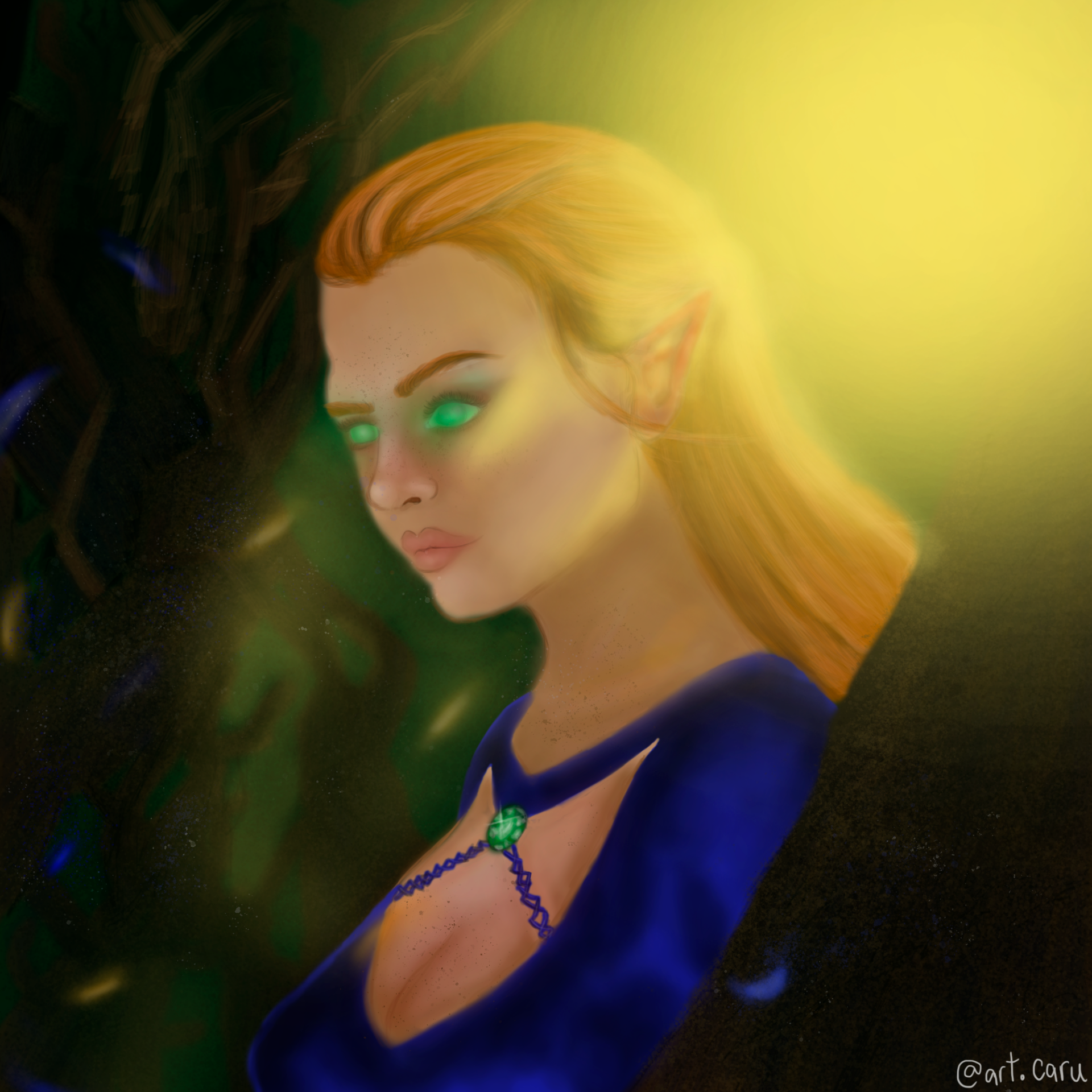 Woman Elf by art.caru