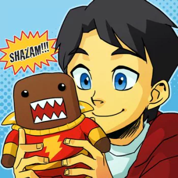 black hair Young Justice blue eyes Billy Batson TV Show PFP
