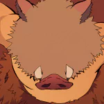 minimalist Inosuke Hashibira Demon Slayer: Kimetsu no Yaiba Anime minimalist anime PFP