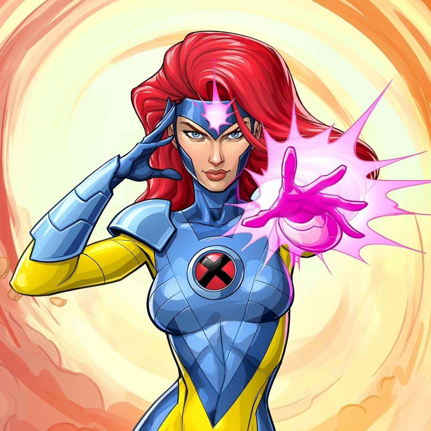 Download Mutant Red Hair X-Men Jean Grey Comic PFP