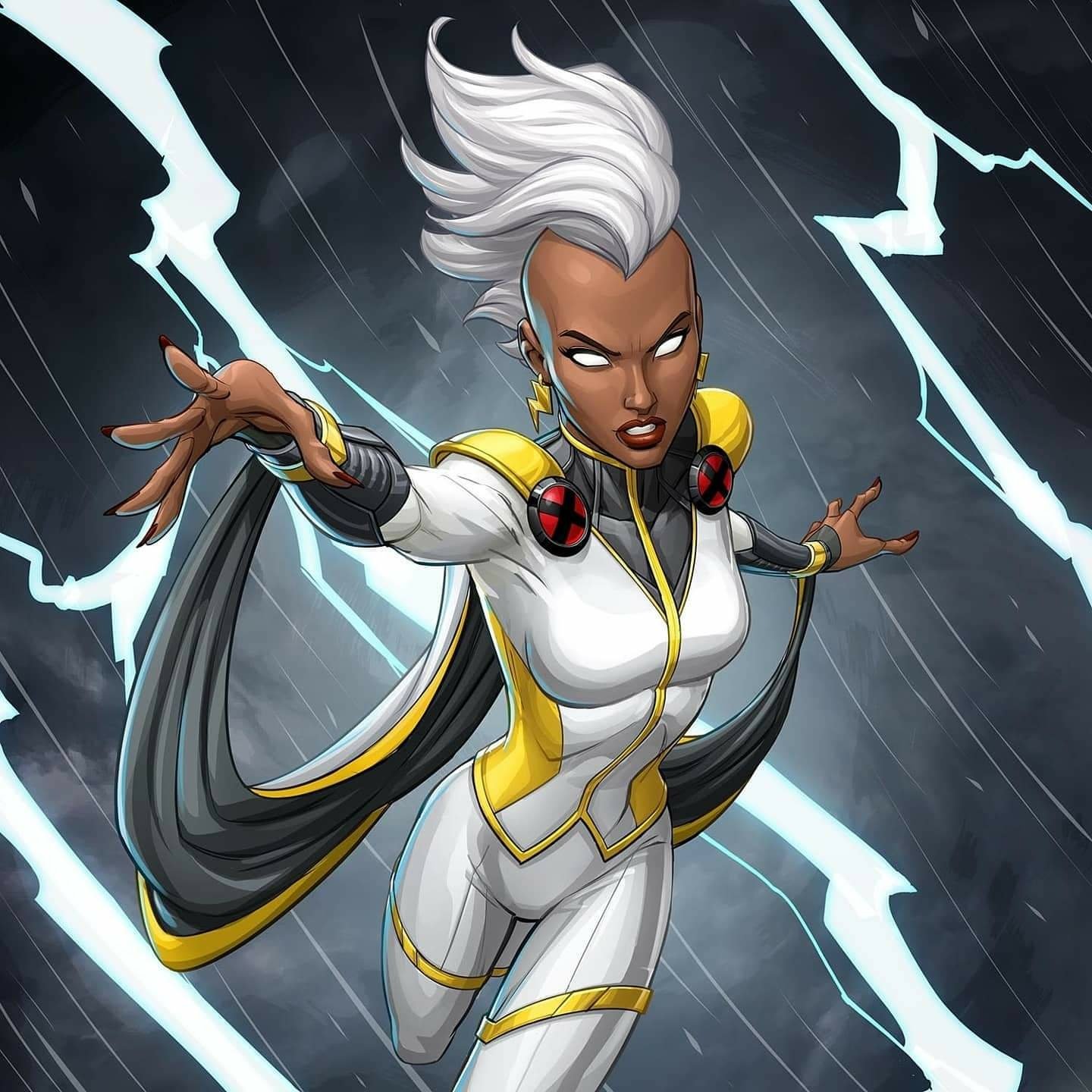 Download Storm (Marvel Comics) X-Men Mutant White Hair Comic PFP