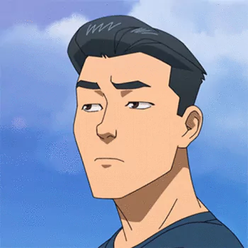 black hair eyeroll Mark Grayson TV Show Invincible PFP