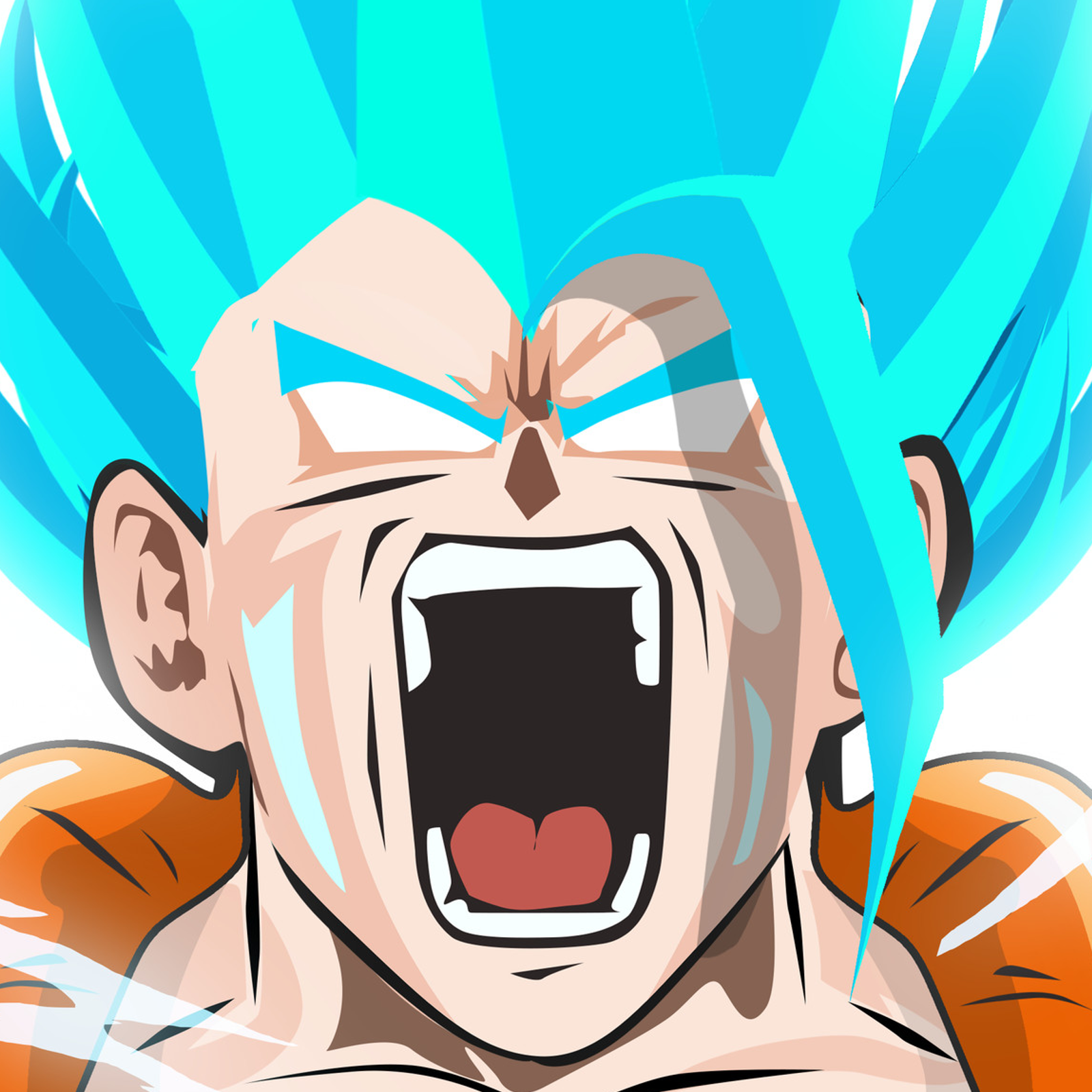 Vegito (Dragon Ball),Super Saiyan Blue by BossLogic