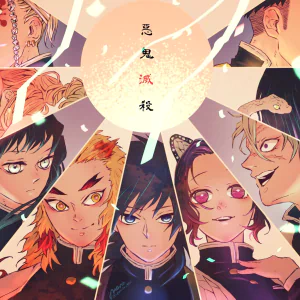 Sanemi Shinazugawa Tengen Uzui Mitsuri Kanroji Obanai Iguro Gyomei Himejima Muichiro Tokito Kyojuro Rengoku Shinobu Kochou Giyuu Tomioka Anime Demon Slayer: Kimetsu no Yaiba PFP
