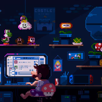 pixel art Mario video game PFP