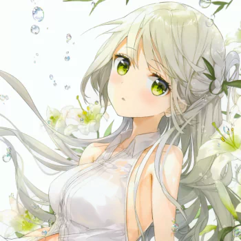 green eyes long hair Anime Original PFP