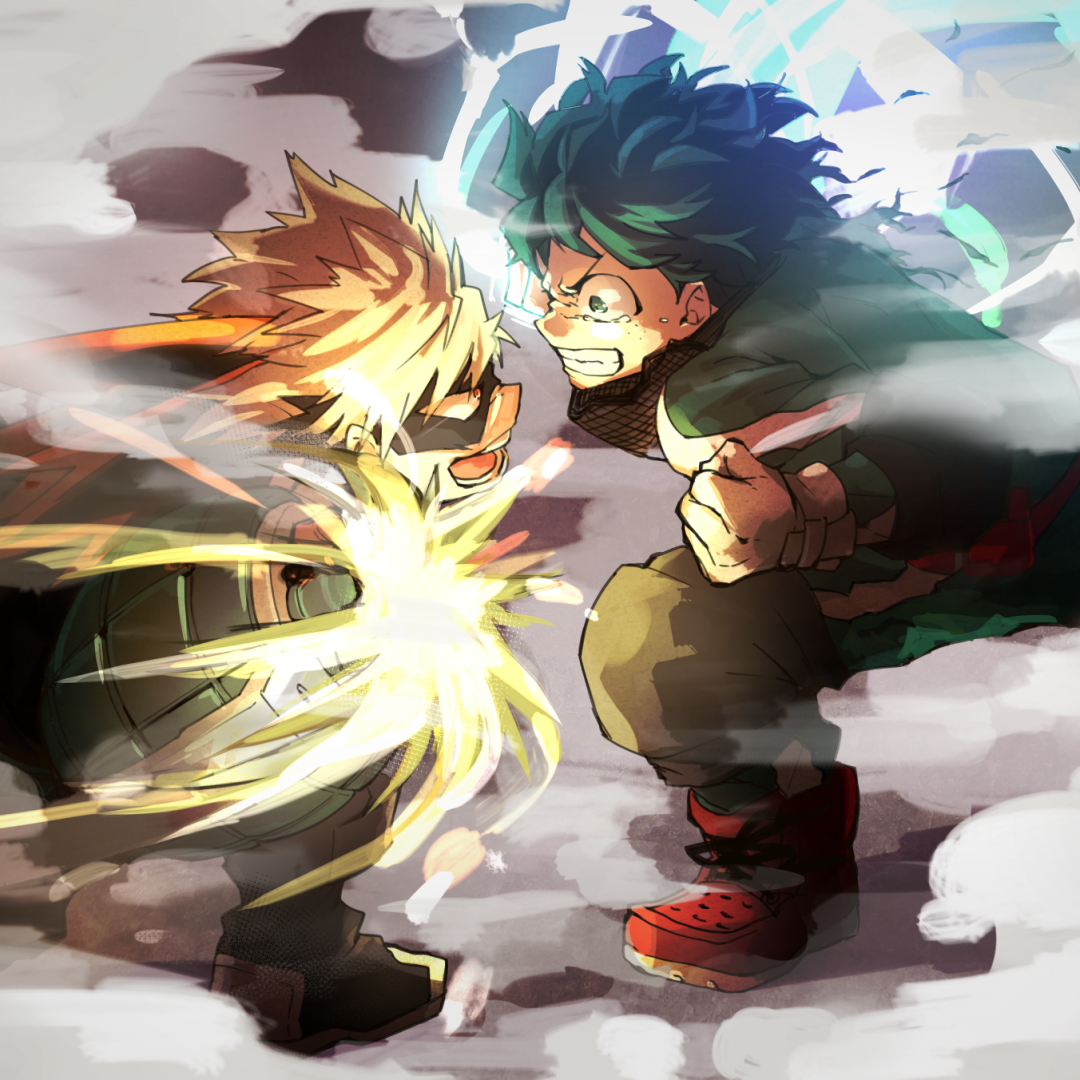 Download Katsuki Bakugou Izuku Midoriya Anime My Hero Academia PFP