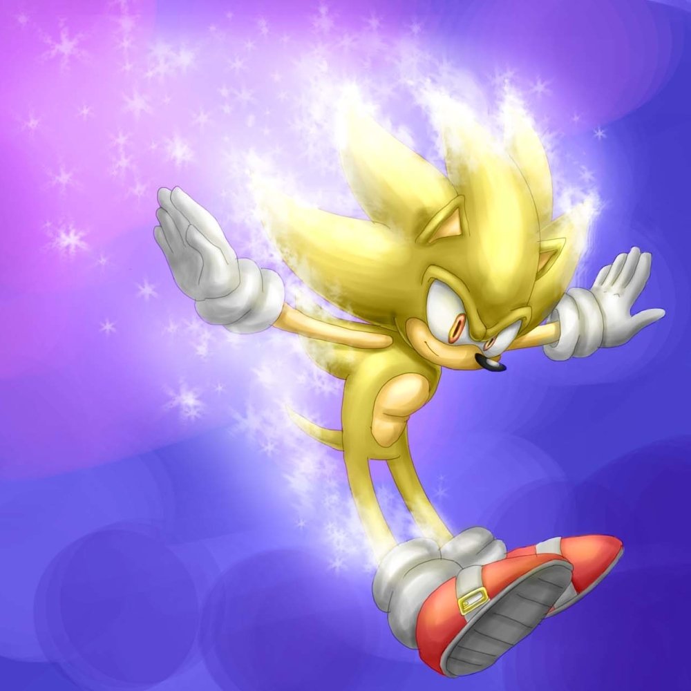 Download Sonic The Hedgehog Super Sonic Video Game PFP by Shira-hedgie