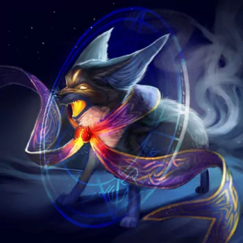 magic fox fantasy PFP