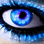  Blue beautiful eye