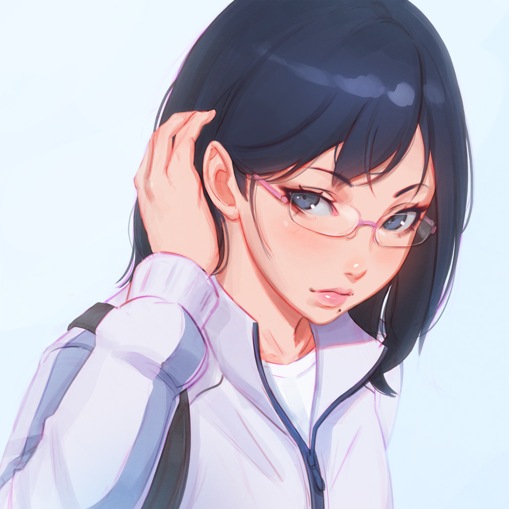 Kiyoko Shimizu - Anime Character with Glasses