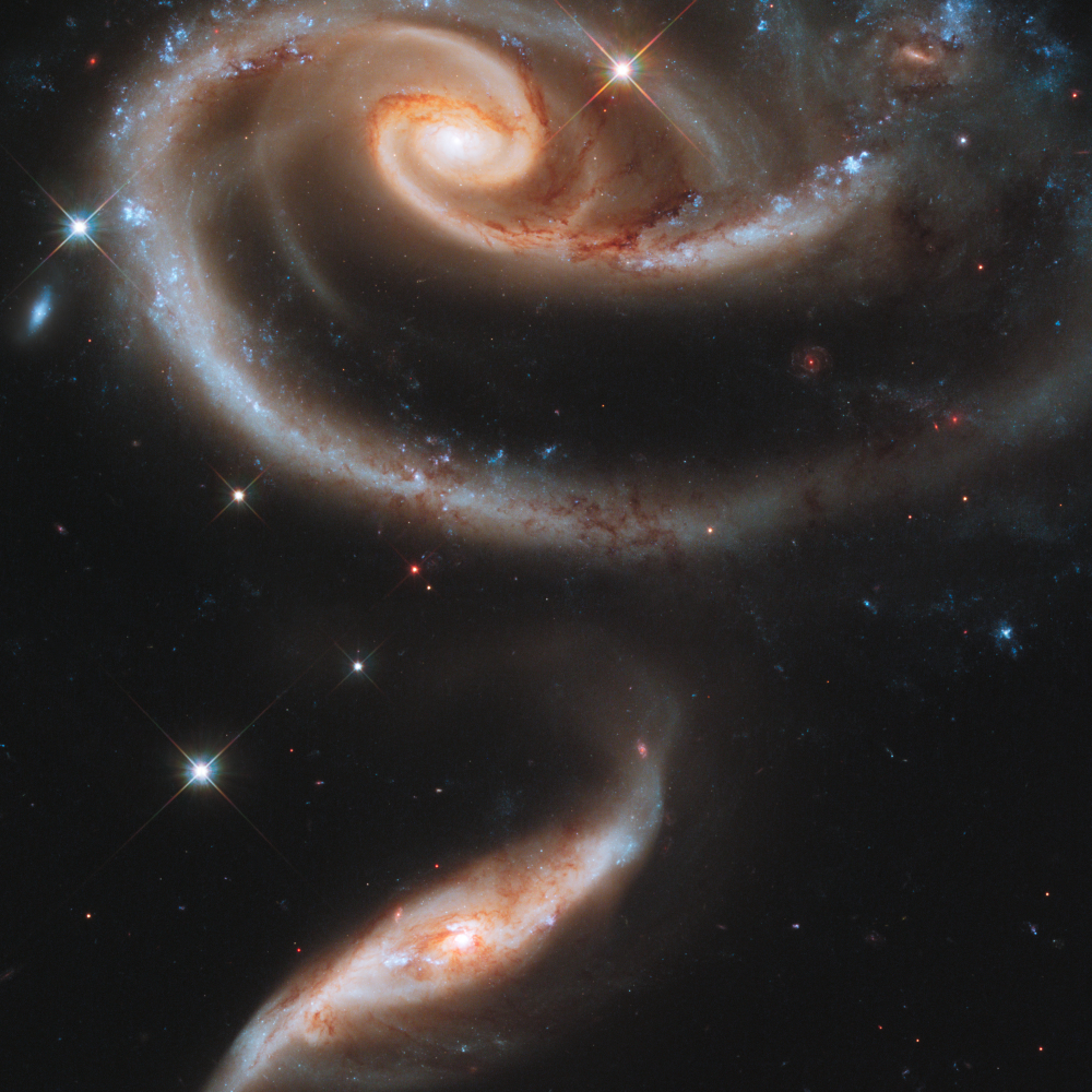 Arp 273 - Colliding Galaxies