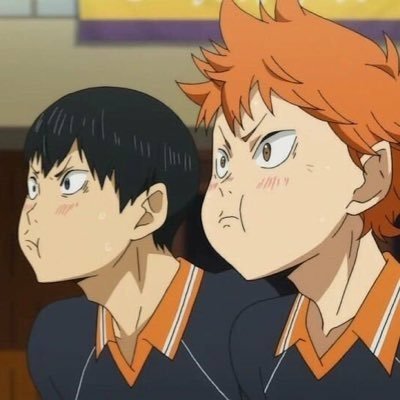 Download Black Hair Tobio Kageyama Orange Hair Shōyō Hinata Haikyū!! Anime PFP