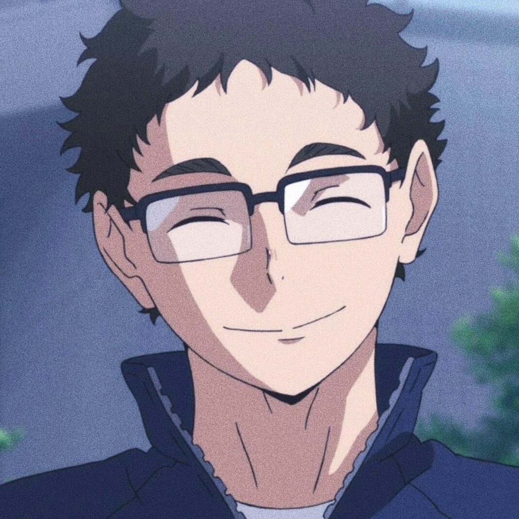 Download Smile Glasses Ittetsu Takeda Haikyū!! Anime PFP