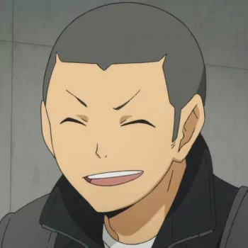 smile grey hair Ryūnosuke Tanaka Haikyū!! Anime PFP