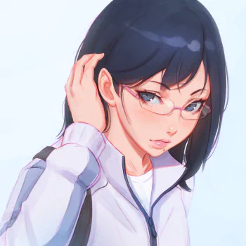 glasses Kiyoko Shimizu Haikyū!! Anime PFP