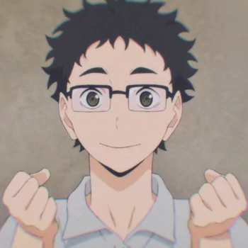 Ittetsu Takeda glasses Haikyū!! Anime PFP