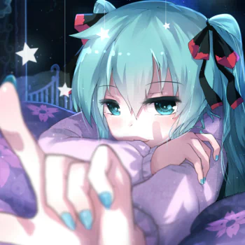 Vocaloid aqua hair aqua eyes Hatsune Miku Anime PFP