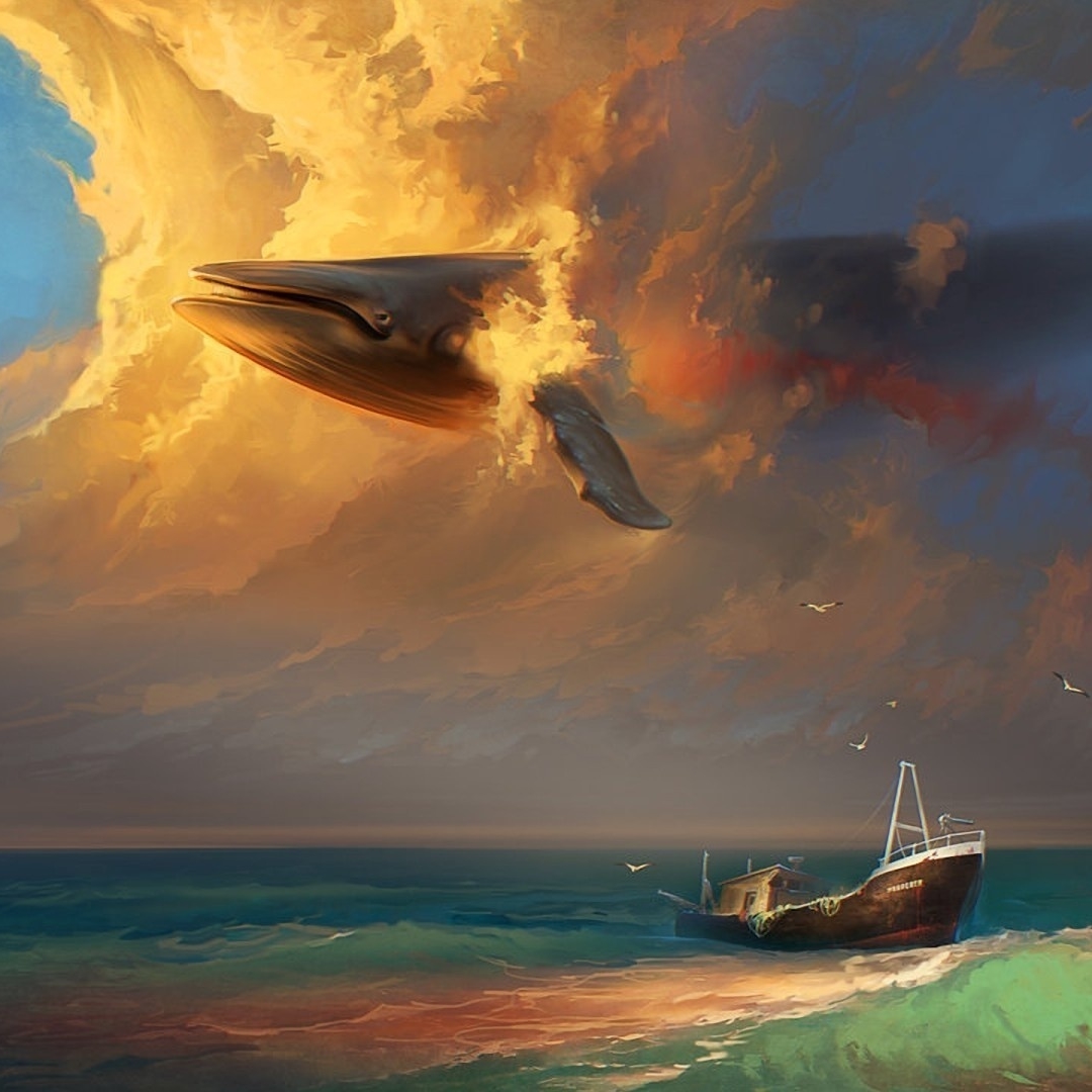 Fantasy Whale Pfp by Artem Chebokha