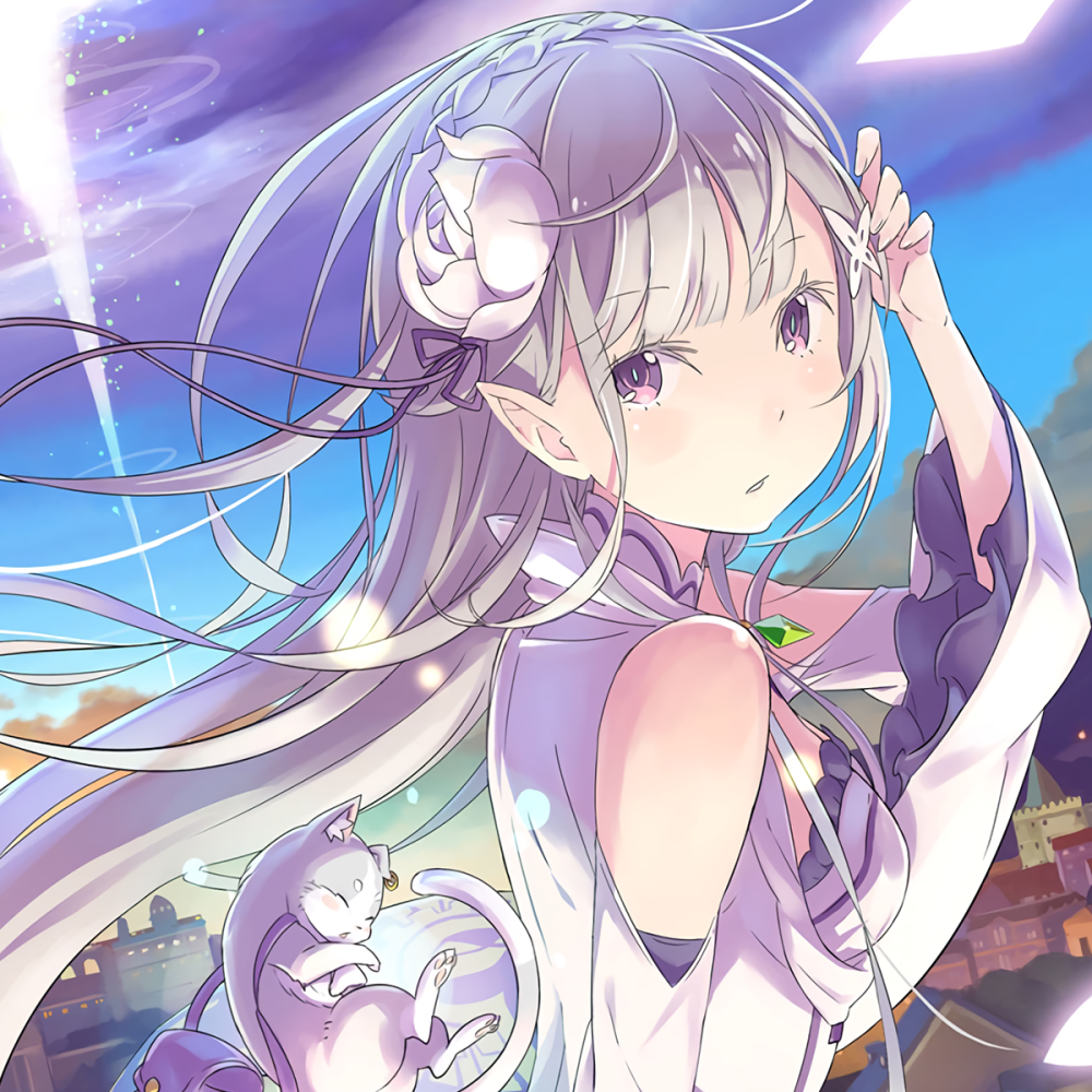 Download Elf Long Hair Re:Zero - Starting Life In Another World Emilia ...