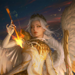 Fantasy Angel Pfp by Ina Wong