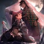 Download Sakonji Urokodaki Giyuu Tomioka Sabito (Demon Slayer) Tanjiro Kamado Nezuko Kamado Demon Slayer: Kimetsu No Yaiba Anime PFP