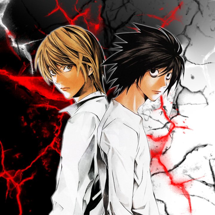 DEATH NOTE Light & L イラストカード デスノート DEATH NOTE イラストカード ライト エル - メルカリ