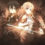 Download Kirito (Sword Art Online) Asuna Yuuki Anime Sword Art Online Kirito And Asuna PFP