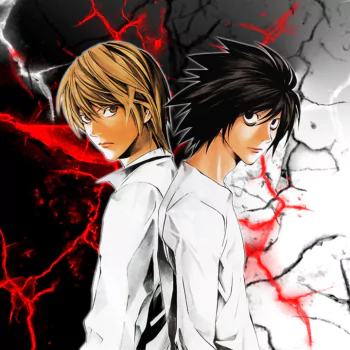 Amazon.com: GB eye Death Note Light, L and Misa Framed