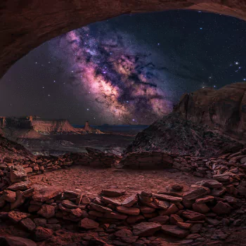  View of Milky Way from Ocean Cave by Taylor Franta