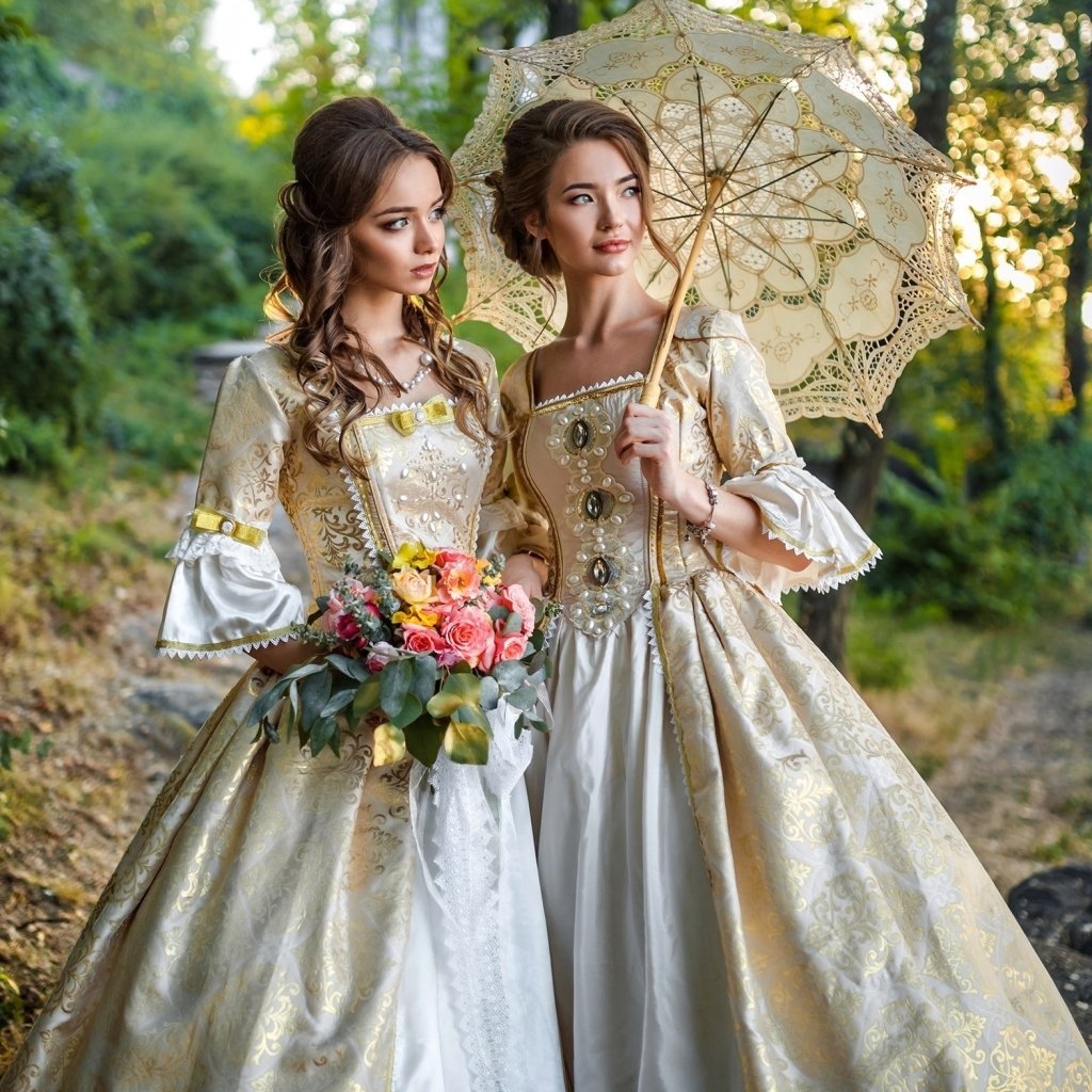 Download Vintage Dress Brunette Model Woman PFP