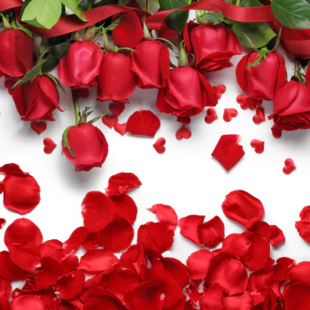 red flower red rose petal rose flower nature PFP
