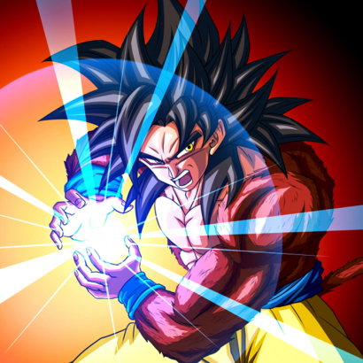 Gogeta SSJ4 by Pablo Riquelme