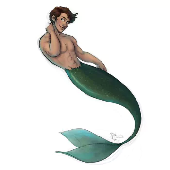 merman fantasy mermaid PFP