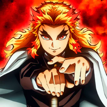 Kyojuro Rengoku Demon Slayer: Kimetsu no Yaiba Anime PFP