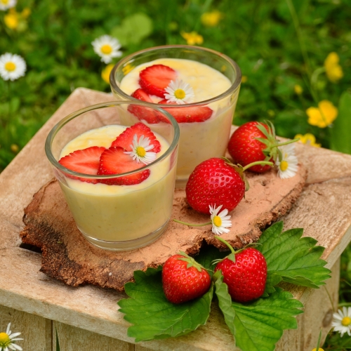 Strawberry Dessert by congerdesign