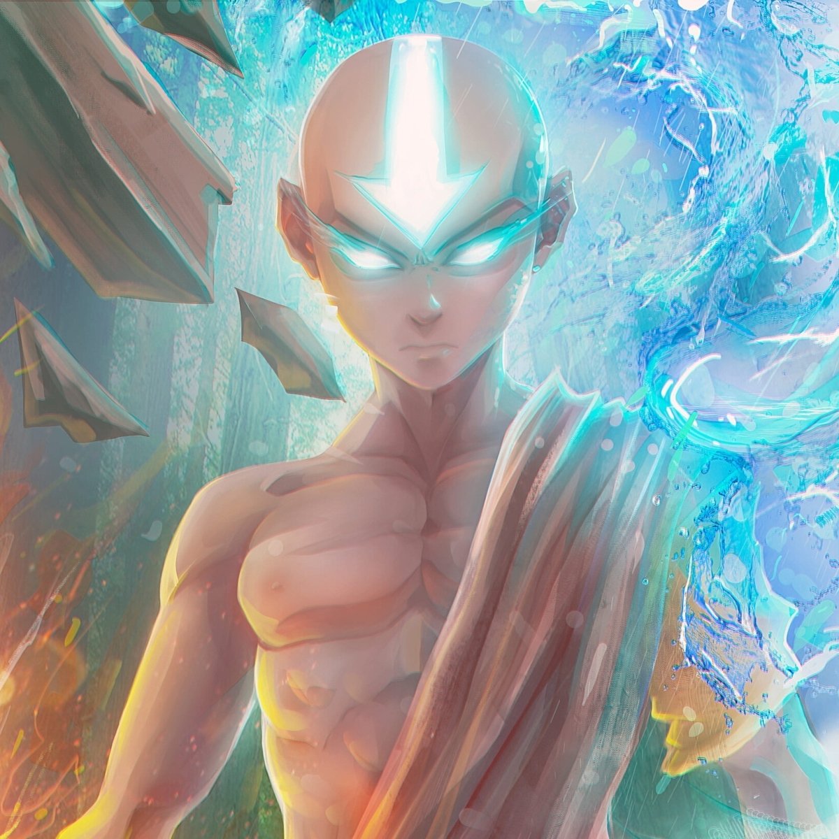 Download Avatar: The Last Airbender Aang (Avatar) Anime PFP by JeeZ Art