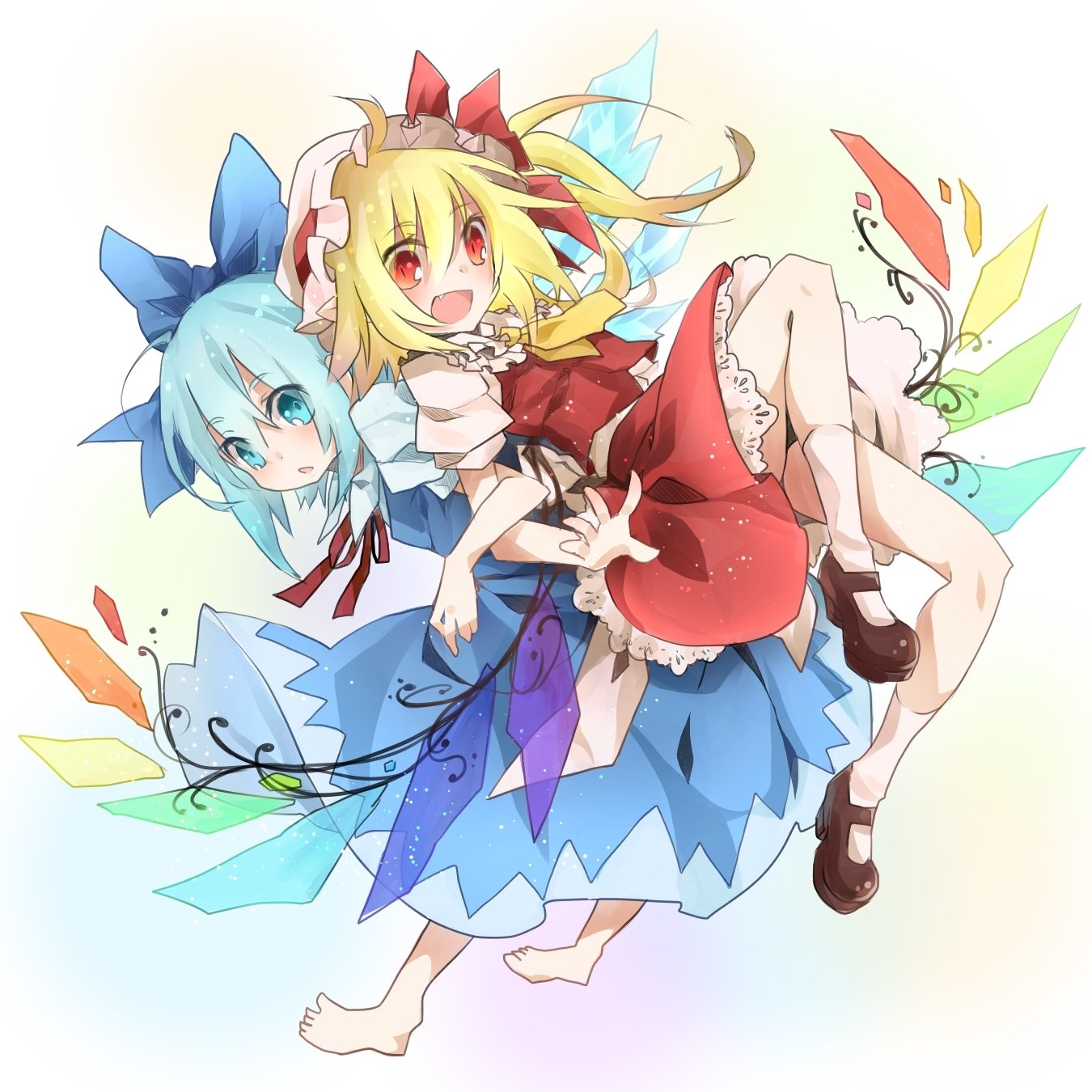 Download Flandre Scarlet Cirno (Touhou) Anime Touhou PFP