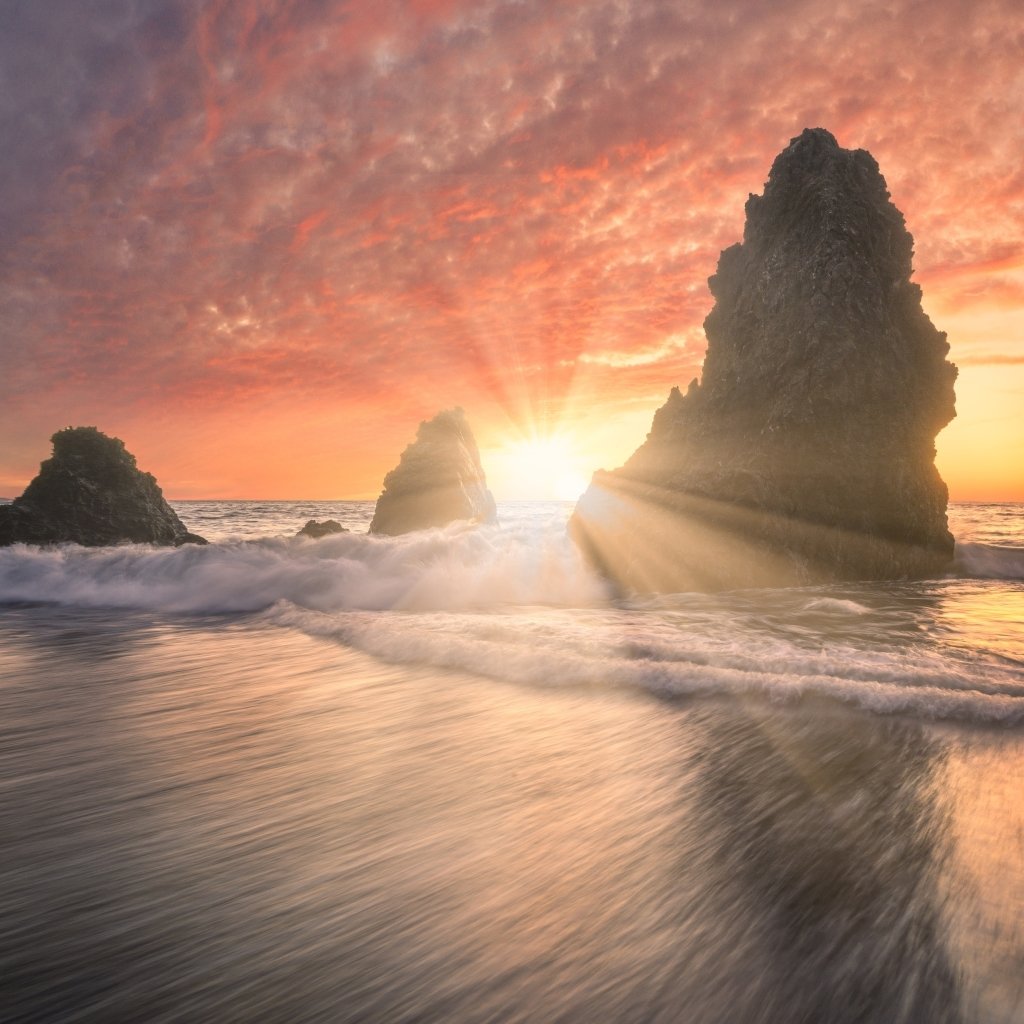 Download Horizon Sky Ocean Nature Sunrise PFP