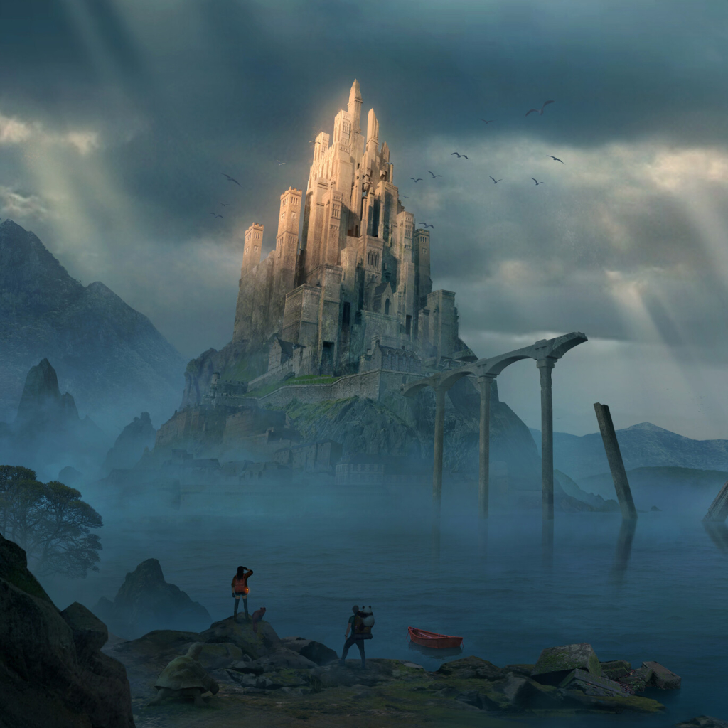 Fantasy Castle Pfp by Puz Lee