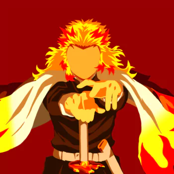  Rengoku Minimalist Wallpaper
