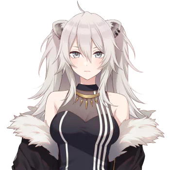 grey eyes white hair Virtual Youtuber hololive Shishiro Botan Anime PFP