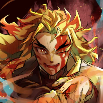 Kyojuro Rengoku Anime Demon Slayer: Kimetsu no Yaiba PFP