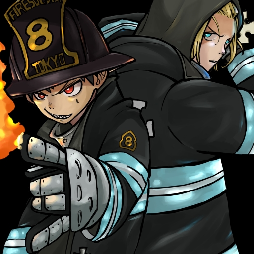 Anime Fire Force Pfp by 白玉粉