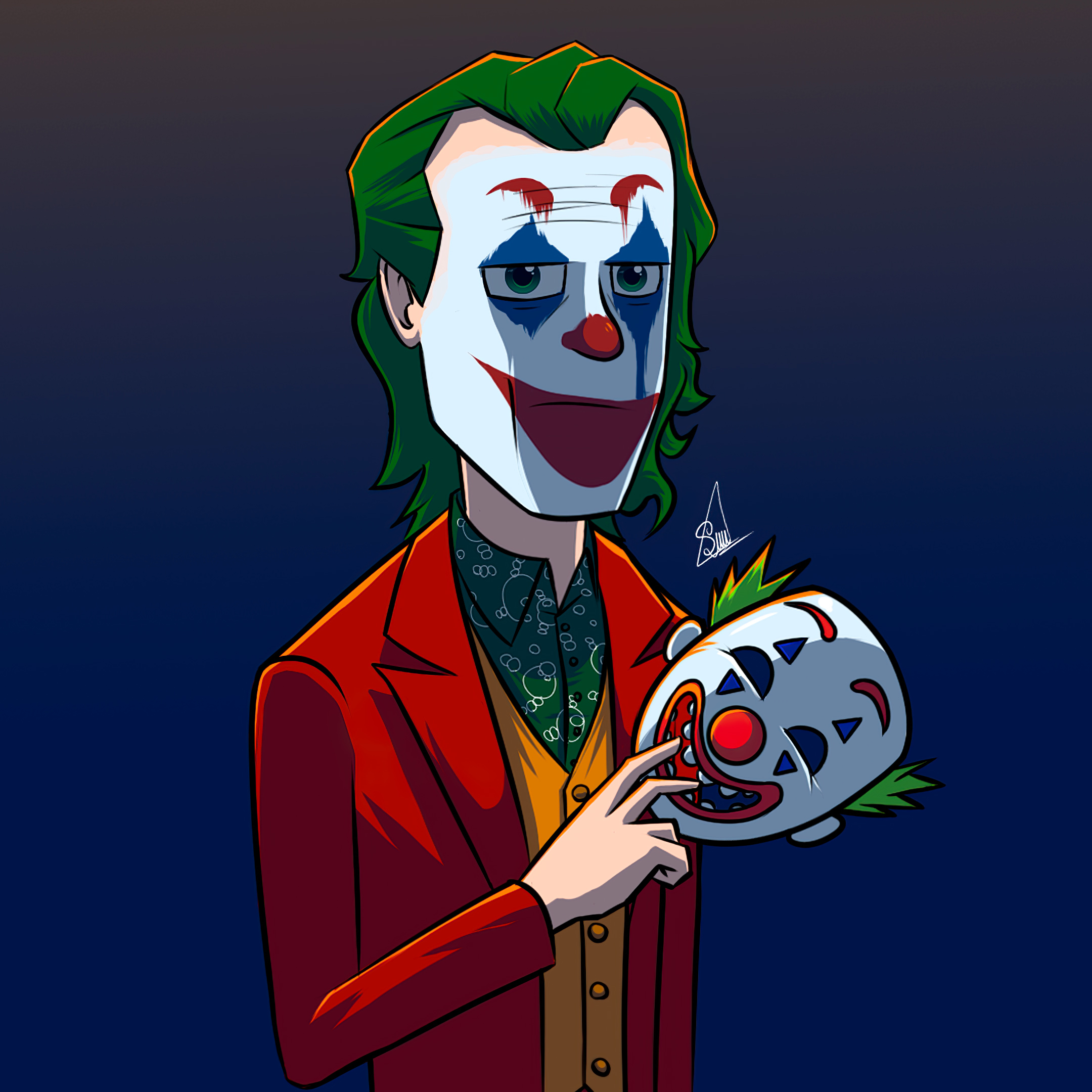 Joker Pfp by MrSpikeArt