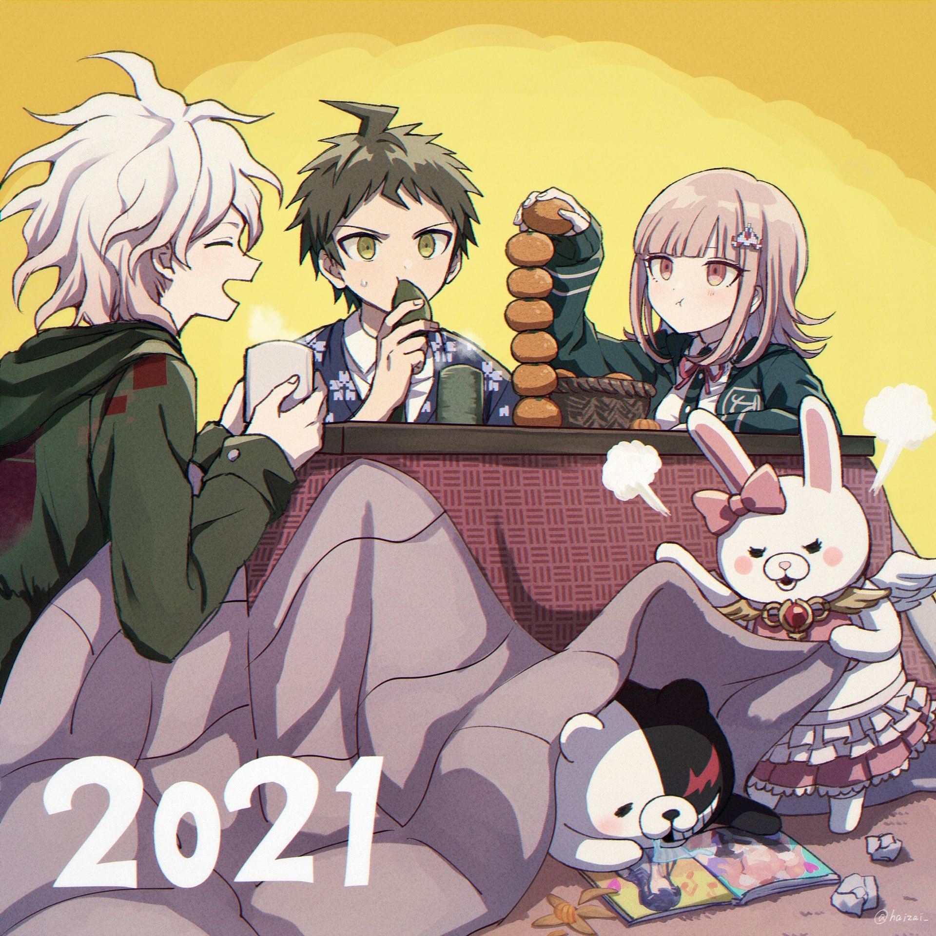Download Usami (Danganronpa) Sayaka Maizono Nanami Chiaki Hajime Hinata Junko Enoshima Video Game Danganronpa 2: Goodbye Despair PFP