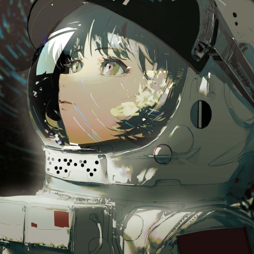 Anime Astronaut Pfp by REDUM